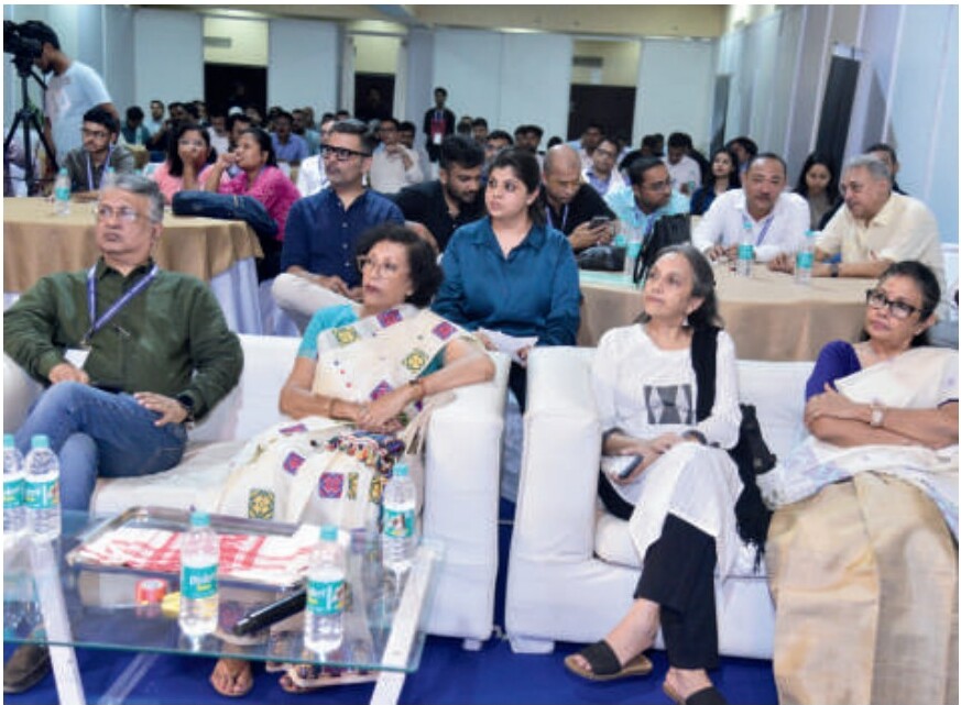 Audience seated during seminar
